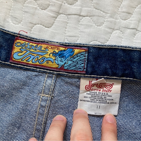 VTG 90s JNCO Girlie Stuff Wide Leg Jeans π§ββοΈ - Picture 5 of 6